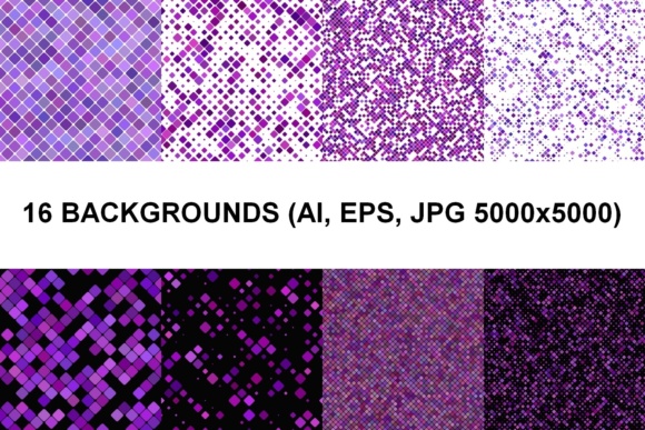 16 Seamless Square Backgrounds