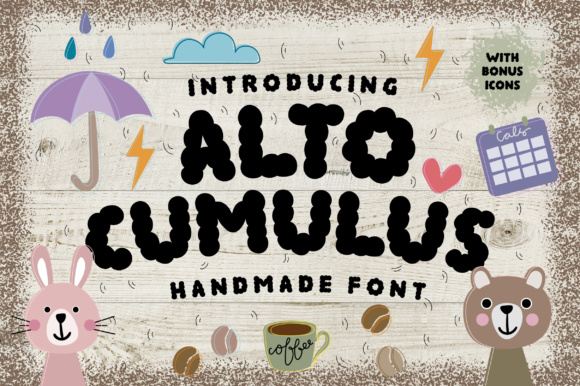 Altocumulus: A Bold Cloud-Inspired Font for Designers