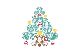 Christmas Tree Made of Paisley Patterns: A Convergence of Heritage Craft and Modern Design Utility