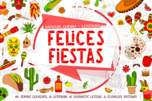 Felices Fiestas Clipart Lettering: Hand-Drawn Joy for Modern Creative Workflows