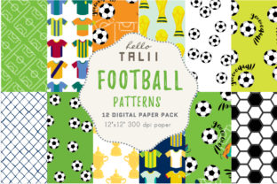 Football Patterns: A Practical Digital Paper Resource for Design and Print Projects