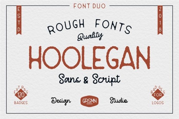 Hoolegan Duo: A Handwritten Font Duo for Expressive Design