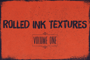Rolled Ink Textures Volume 01: Real-World Texture Solutions for Designers and Artists