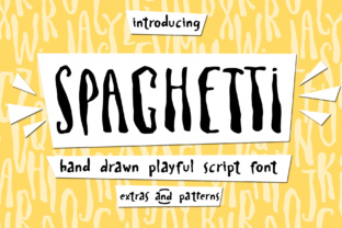 Spaghetti: A Playful Script Font for Creative Freedom