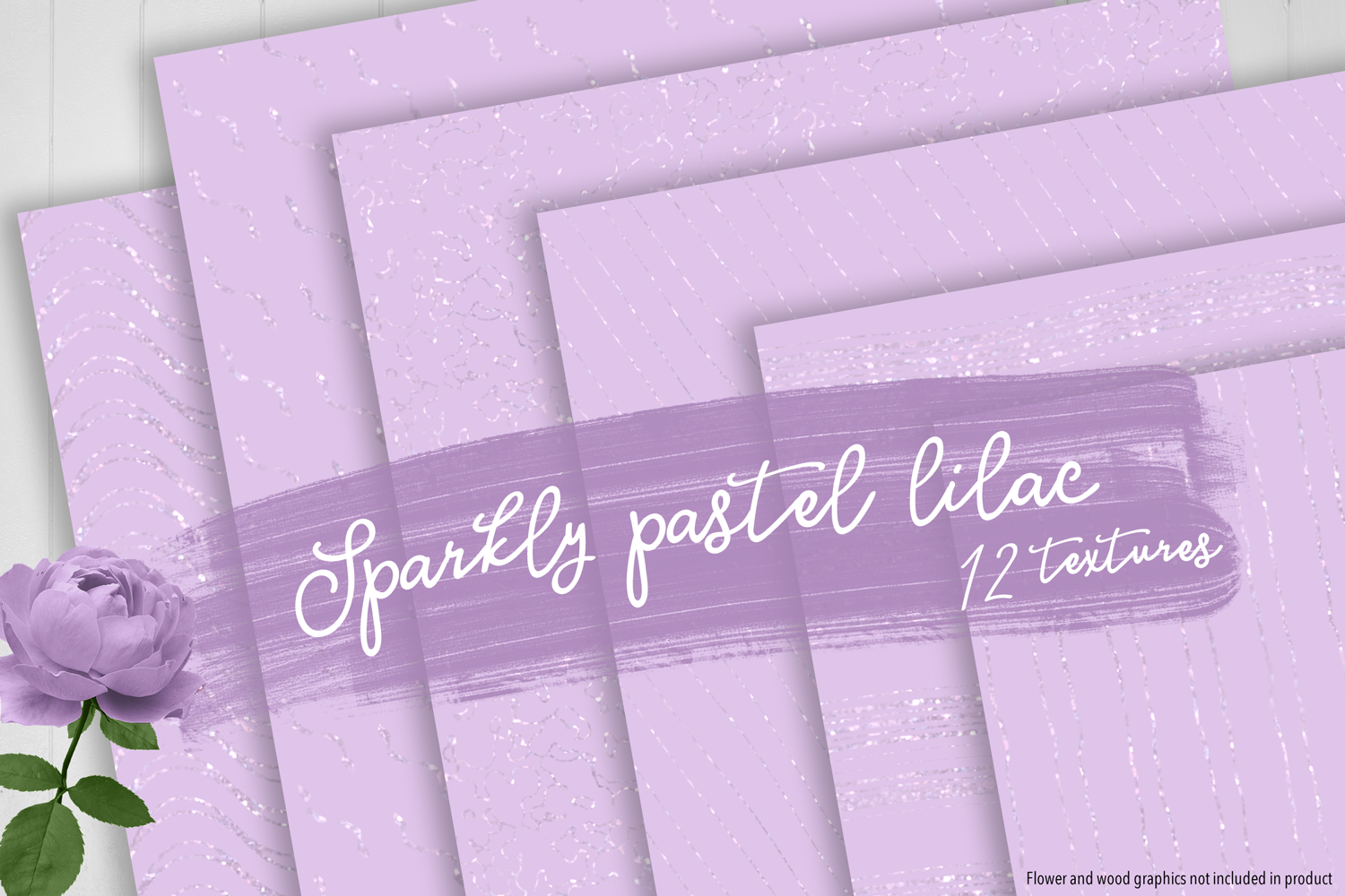 Sparkly Pastel Lilac: A Refined Resource for Feminine Digital and Print Design